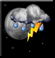 Tuesday Night: Isolated Showers And Thunderstorms then Partly Cloudy