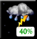 Saturday Night: Chance Showers And Thunderstorms